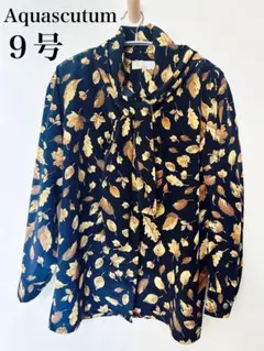 ✨美品✨Aquascutum アクアスキュータム　ブラウス　長袖　日本製　9号のサムネイル