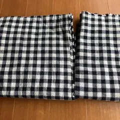 コットンリネン　ギンガムチェック布地　3m