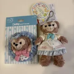 新品】香港ディズニーランド ダッフィー&シェリーメイ ヘアゴムセット