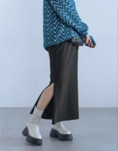 PAGEBOY モアラクフィットタイトスカート ブラックのサムネイル