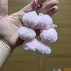 キーホルダー ストラップ ピンク