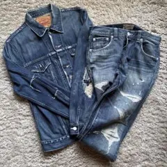 リーバイスLevi's 70505 08501 キムタク デニム　セットアップ