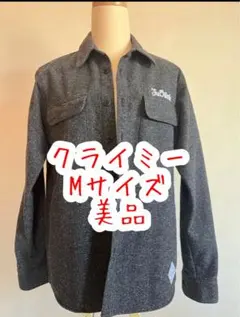 美品CRIME グレー ポケット付き厚手シャツのサムネイル