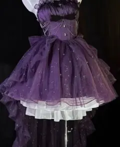 リュクスバーディ サンプル グラムールドレス Luxebirdie パープル S