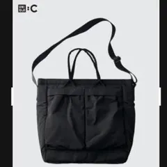 UNIQLO:C 2WAYユーティリティバッグ 黒