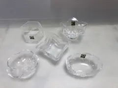 HOYA CRYSTAL(ホヤクリスタル) 　　★小さい器★5個セットのサムネイル