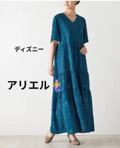 ベルメゾン ディズニー アリエル ティアードワンピース L リトルマーメイドのサムネイル