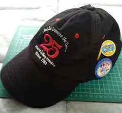 東京ディズニーランド 25周年 キャップ バッジ付き