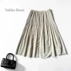 Yukiko Hanai ユキコハナイ プリーツスカート ベージュ L 春夏のサムネイル