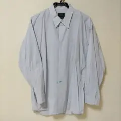 長袖　カッターシャツ　薄いグレー　LL Quartar
