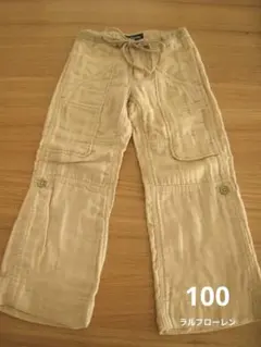 サイズ100　★ラルフローレン　ダブルガーゼ　コットンパンツのサムネイル