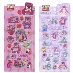 トイストーリー、ロッツォ　シール2枚セット