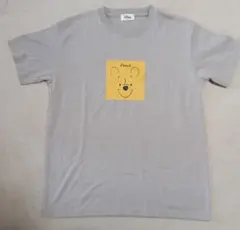 Disney プーさん Tシャツ グレー
