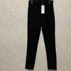 新品タグ付き スキニーパンツ ストレッチ ハイウエスト レギンスパンツ 黒♦︎L