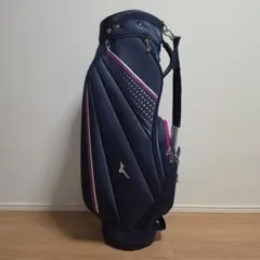 【新品未使用】Mizuno ゴルフ キャディバッグ ネイビー レディースのサムネイル