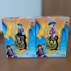 ズートピア2 モニタートップフィギュア　ニックワイルド、ジュディポップス