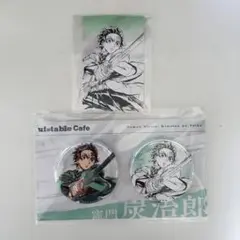 鬼滅の刃 かふぇくじ 二層ブロック ペア缶バッジ 竈門炭治郎 - メルカリ
