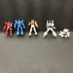 ガンダム　ミニフィギュア5体セット　ジャンク