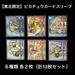 祭りごっこ ピカチュウ ポケモンセンター　東北　デッキシールド　６種× 各２枚