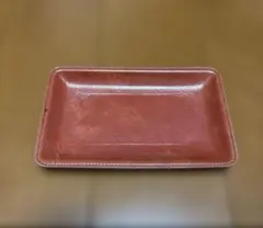キャッシュトレイ カルトン インテリアトレイ 小物入れ 赤