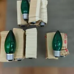 レトロ イエスのカラーシャンデリア球赤と緑 - メルカリ