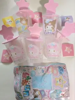 サンリオ　ひやキャラ　マイメロディ・クロミ・シナモロール カップ5個セット