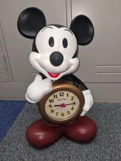 【希少】ディズニー　ミッキーマウス　鳩時計　壁掛け時計　からくり時計〈84〉 希少】ディズニー ミッキーマウス 鳩時計 壁掛け時計 からくり時計〈84