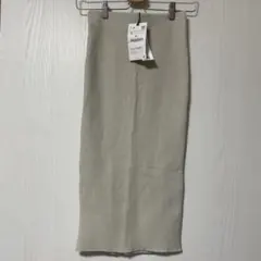 新品未使用 ZARA グレー タイトスカート Sサイズ
