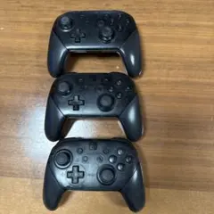 Nintendo Switch プロコン　ジャンク品３個セット