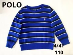 ポロラルフローレン ボーダーセーター サイズ4/4T 110