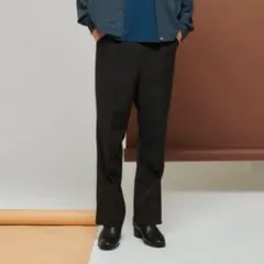 ワンタック ストレート スリットパンツ タケオキクチ TAKEO KIKUCHI