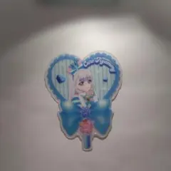 映画キミとアイドルプリキュア♪入場者特典うちわ型クリアカード キュアニャミー