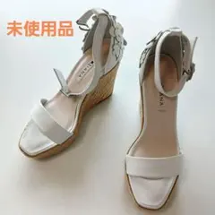 DIANA ウェッジソールサンダル ホワイト - メルカリ