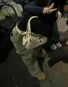 y2к 平成　カーゴジーンズ　オリーブグリーン　フラップポケット