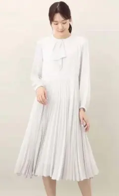 セルフォード シフォン×チュールレースプリーツワンピ - メルカリ