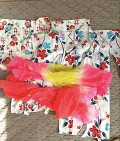 【値下げOK】子供用 浴衣 2着セット 帯2本付き