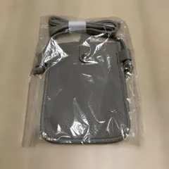 HABA STYLE スマホショルダー グレー 合成皮革 新品 未使用