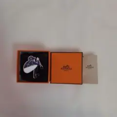 HERMES Hロゴ リング シルバーカラー スカーフリング - メルカリ