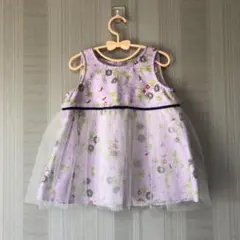 美品 TOCCA 花柄 チュール ノースリーブ トップス