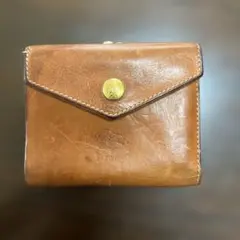 イルビゾンテ　がま口財布　ヌメ革