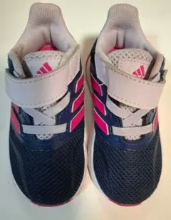 adidas キッズシューズ ネイビー/ピンク
