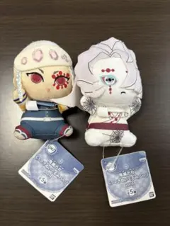 鬼滅の刃　天元、累　ぬいぐるみバッジセット