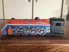 ブリキ　機関車　列車　電車　トーマス 風？　昭和レトロ　ビンテージ Amazon.co.jp: ヴィンテージ ティントーイ客車付き きかんしゃ