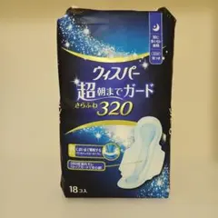説明文必読!生理用ウィスパー特に多い日夜用 32cm羽つき 12パックセット売りのサムネイル