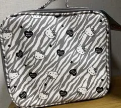 新品♡サンリオ　キティ　ゼブラ　バニティ　メイクポーチ　KITTY ギャル