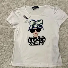 新品未使用　タグ付き　M'S GRACY イラスト Tシャツ 38のサムネイル
