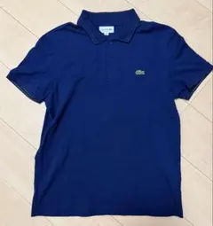LACOSTE クラシックフィット ポロシャツ 青 US M - メルカリ