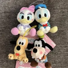 Disney むにゃすや マスコット ミッキー&フレンズ 4点 まとめ売り