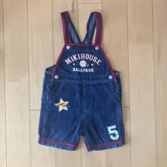 MIKIHOUSE ミキハウス オーバーオール デニム 90 レトロ