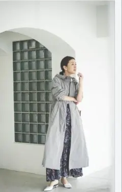 OPAQUE.CLIP ロングマウンテンコート 38 グレー